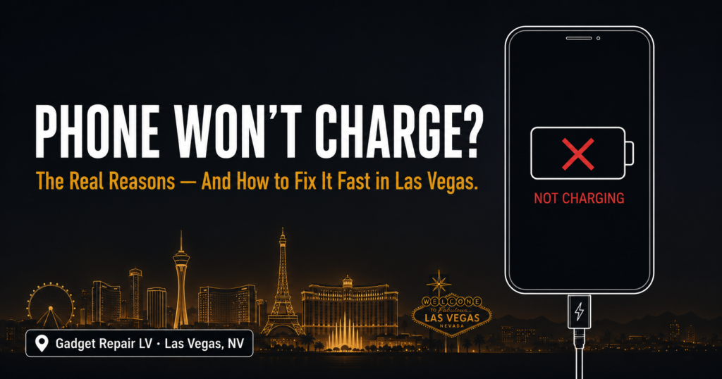 Phone not charging in Las Vegas

