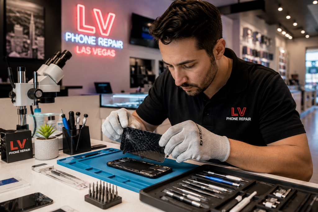 iPhone screen repair Las Vegas at Gadget Repair LV S Eastern Ave